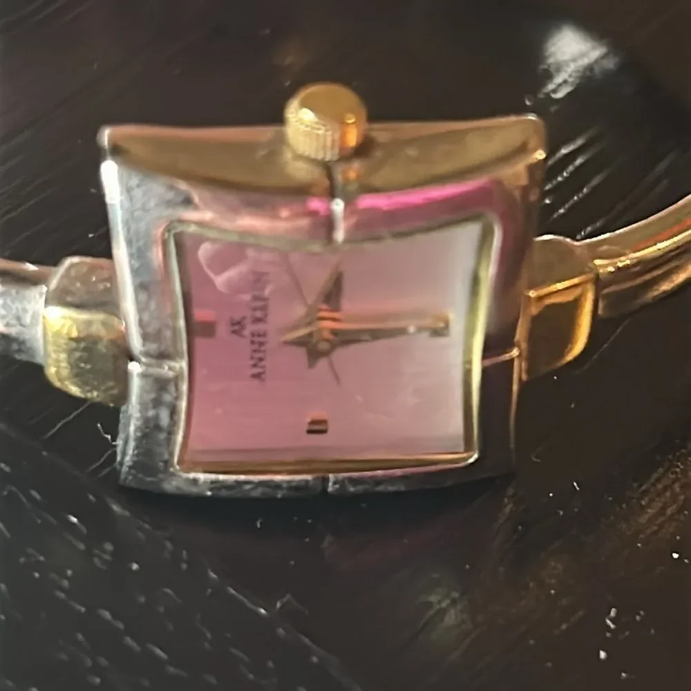 Vintage Anne Klein two-tone bracelet band quartz watch